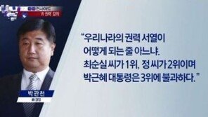 박관천 “다 말하면 나와 내 주변 다칠 것”…누리꾼 “말 못하는 비밀, 상상초월?”