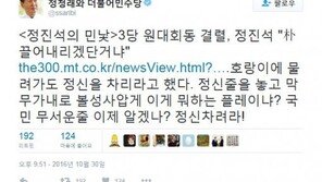 정청래 “국회의장-여야 3당 원내대표 회동 무산…정진석의 민낯, 뭐하는 플레이냐”