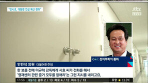안민석 “장시호, 이규혁에 전화해 영재센터 관련 증거 모두 없애라 지시” 의혹