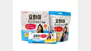 롯데제과, ‘요하이 유산균 웨하스’ 선봬