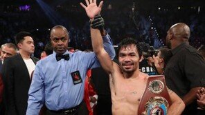 파퀴아오, 복귀전서 심판 만장일치 판정승…첫 ‘상원의원 겸 챔피언’