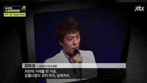 김동성, 최씨 일가 제안 거절 “정부 인사들 개입 찜찜, 고민 끝에 감독 자리 거절”
