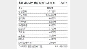올해 20조 배당잔치 ‘사상최대’