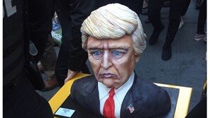 ‘트럼프’ 자축행사 시작되나…800만원짜리 트럼프 케이크 등장 ‘눈길’