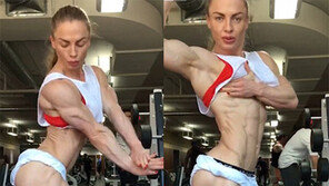 체지방률 0% 근접 여성 몸매에 “너무 나갔다, 무섭다”…어떻기에?