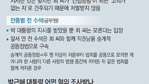 朴대통령은 최순실에 이용당했을 뿐?… 檢 ‘법적 면죄부’ 꺼내나