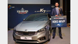 두산 니퍼트, 이달 출시 앞둔 ‘K7 하이브리드’ 선물.. “평소 친화경차 관심”