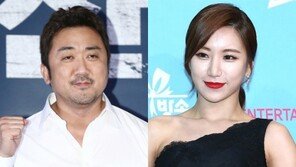 마동석·예정화 열애설에 소속사 “본인 확인 후 입장 정리”