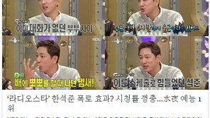 ‘라디오스타’ 한석준 “지난 밤실검 1위도 감사했는데 아직까지…” 소감