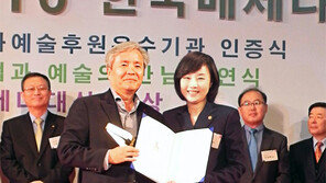 대선주조, 문화예술 후원 우수기관 뽑혀