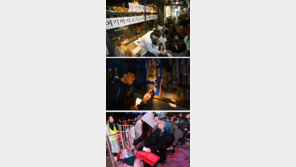 이번에도 연행-부상 0명… “비폭력” 외치며 과격행동 막아