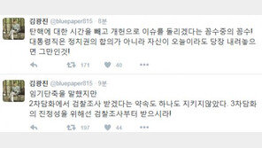 박근혜 대통령 3차 대국민담화…김광진 “꼼수! 대통령직 당장 내려놓으면 그만”