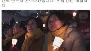 232만 촛불, 심상정 “울컥…탄핵 반드시 완수” 한영애 ‘조율’ 언급도