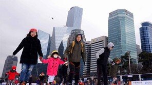 서울 여의도공원서 눈썰매-스케이트 즐겨요