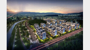 전용 84㎡로만 구성된 ‘정관두산위브더테라스’ 분양 중