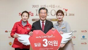 스카이72 골프장, 사회복지공동모금회에 성금 3억원 전달