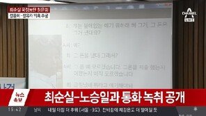 ‘최순실 녹취록’ 통화 상대는 노승일 K스포츠재단 부장…“사실상 집사 역할”