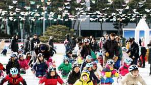 무료 썰매장서 씽씽~ 용인시청 광장에 17일 개장