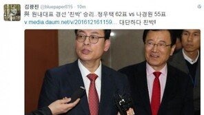 김광진, ‘친박계’ 정우택 與 원내대표 당선에 “대단하다 ‘친박’”