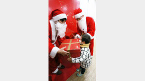 “산타 선물 받고 건강해져야지”