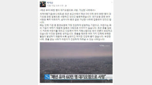 박석순 이대 교수 “촛불집회, 미세먼지 유발…부강한 나라=촛불 없는 나라” 논란 