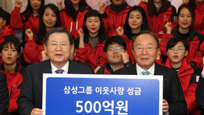 삼성그룹 ‘연말 이웃사랑’ 500억 성금