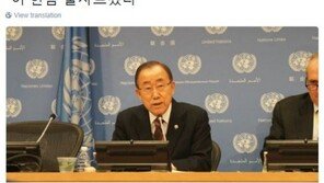 조국, ‘사실상 대선출마 선언’ 반기문에 “전쟁·기아로 아이들 죽어갈 때 몸 불살랐어야”