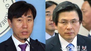 하태경 “崔 부역자로 촛불에 타죽고 싶나”…황교안 “부역? 삿대질 말라”