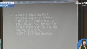 김경진 “녹취록, 우병우 장모가 최순실 오면 버선발로 뛰어나갔다는 말”