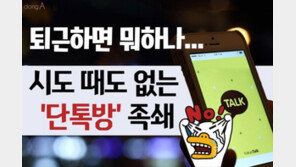 [카드뉴스]퇴근하면 뭐하나…시도 때도 없는 ‘단톡방’ 족쇄