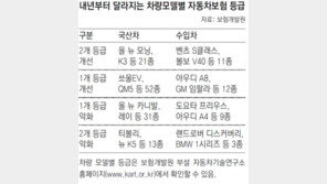 티볼리-어코드 등 56종, 2017년 1월 車보험료 5~10% 인상