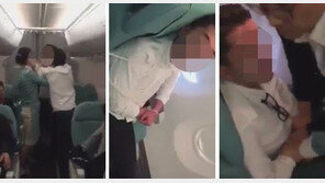 기내난동 피의자 구속영장 신청 “술취해 기억 안나지만 동영상 보니 잘못”