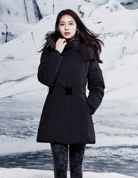 센터폴, 여성용 프리미엄 롱패딩 선봬