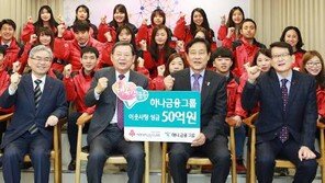 [나눔경영]이웃돕기 성금 50억 원 기탁… 탈북민 정착도 도와 