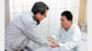 “하루빨리 완쾌해 제복 입고 복귀를”