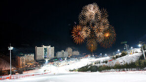 루미나리아가 빛나는 설원…비발디는 밤에도 하태핫태