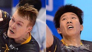 우드리스-황택의 ‘찰떡호흡’에 웃은 KB손해보험