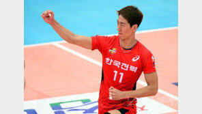 ‘제2의 전성기’ 윤봉우, 역대 최다 블로킹 페이스