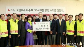 하춘화 공연 수익금 전액 모금회 전달