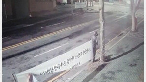 ‘소녀상이 외친다. 日은 사죄하라!’ 부산 소녀상 주변 현수막 칼로 훼손…범인은?