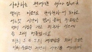 바다 “남편을 맞이할 준비됐다, 3월 23일 결혼” 자필 편지 공개