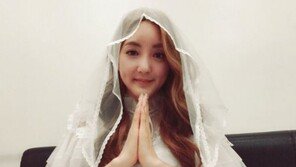 ‘결혼’ 바다, 웨딩 자태 보니…“우리 신부님 너무 멋져”