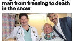 눈길에서 얼어 죽을 뻔한 주인 밤새 지킨 반려견 사연 ‘훈훈’