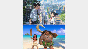 ‘너의 이름은.’부터 ‘모아나’까지 애니 극장 석권