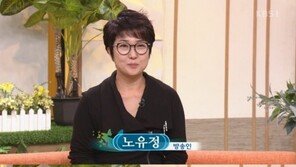 ‘아침마당’ 노유정 “일 없어 힘들었다…후배 소개받아 수산시장서 일도”