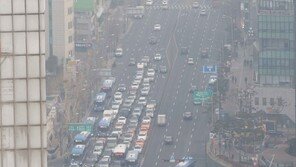 [동아포토]미세먼지 가득한 도시 