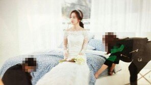 ‘결혼 D-1’ 김태희, 웨딩드레스 자태 공개…‘여신 미모’