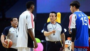 [포토] 김동광-김태환 ‘오늘은 추억의 심판~’