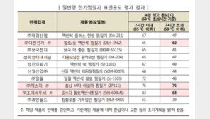 전기찜질기 7개 제품, 기준 온도 초과  “화상 위험성 있다”