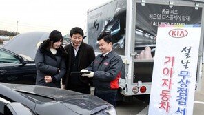 현대·기아자동차, 설맞이 ‘휴게소 무상점검’ 실시